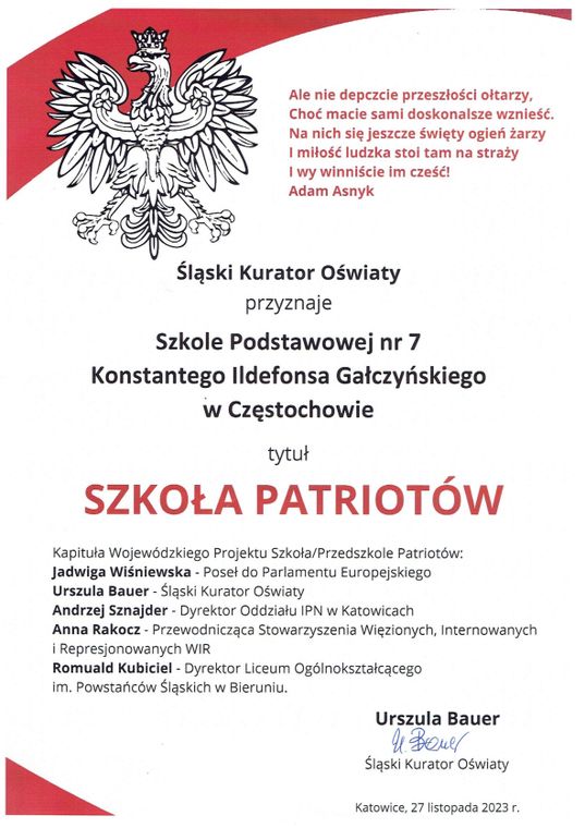 Szkoła Patriotów