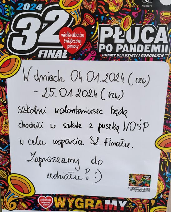 32 Finał Wielkiej Orkiestry Świątecznej Pomocy